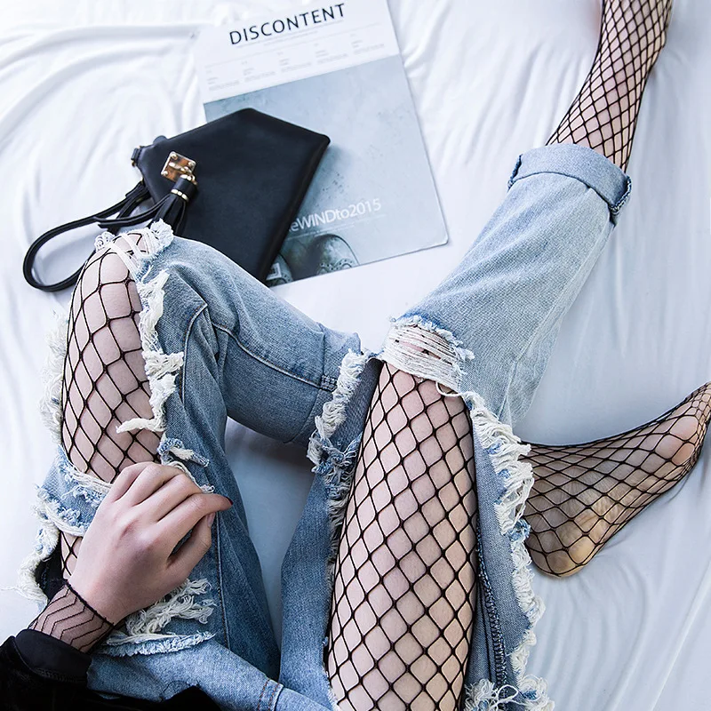 Женские ажурные чулки Collant Femme Fantaisie Medias Rajstopy Damskie длинные для клубной