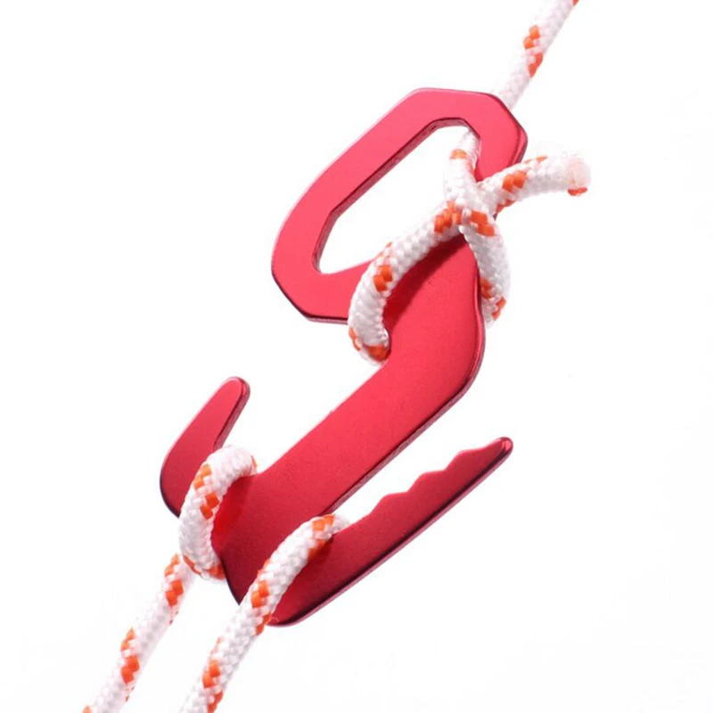 9 Rope Tightener Large Buckle Canopy Tent Rope Puller Aluminum Hook