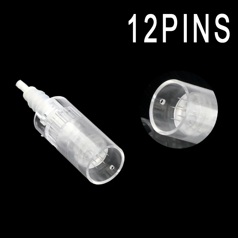 50 шт. наконечники иглы Электрический дермапен иглы штык 12 pin MYM картридж для авто микро иглы dr. Pen ULTIMA N2 M7 M5