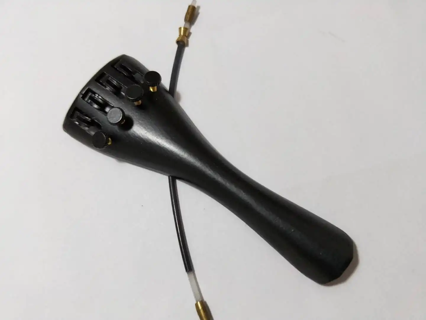 

5PCs Aluminum Alloy Violin Tail Piece 5PCs Nylon Violin Gut From 1/4 To 4/4