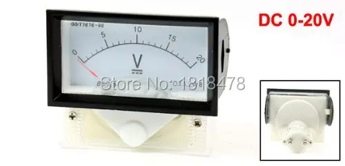 85C17 DC5V 10V 15V 30V 50V 100V 150V 250V 300V класс 2 5 DC 0 20V Панель измерения напряжения вольтметр