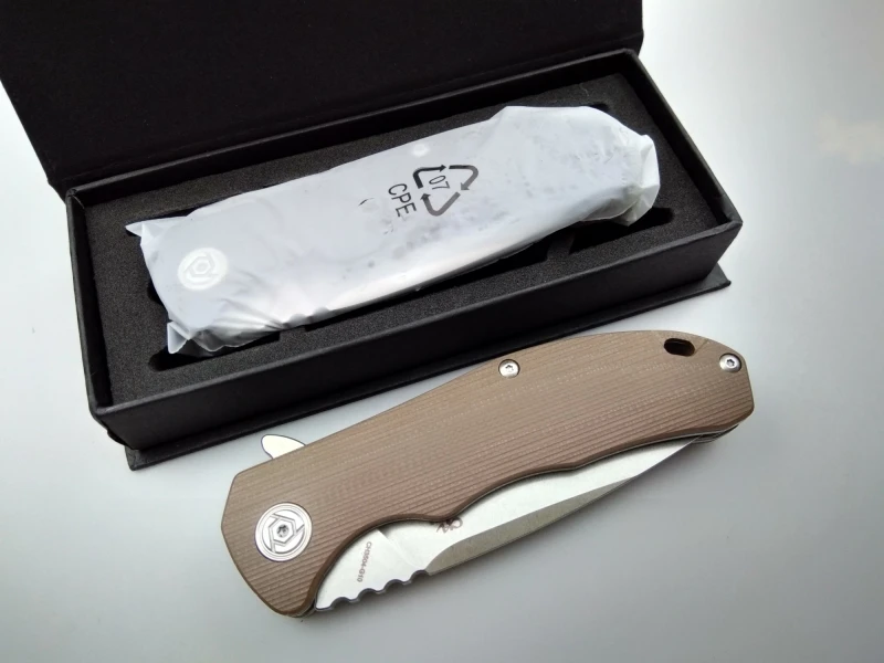 CH tactical folding knife CH3504 G10 handle D2 blade flipper camping hunting survival pocket knives bearing outdoor EDC tools