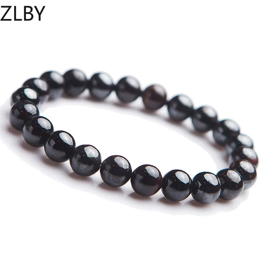 

South African Genuine Natural Sugilite Gems Stone Crystal Stretch Round Beads Bracelets For Women Female 9mm