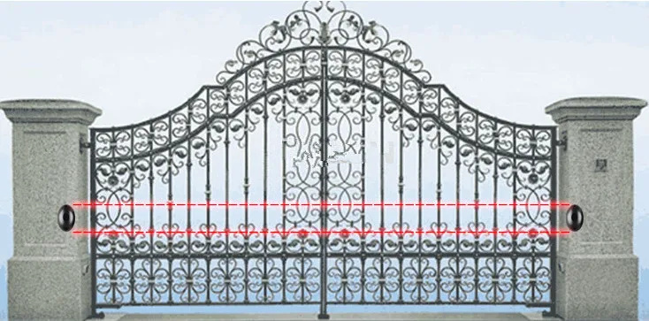 Инфракрасный детектор луч сенсор барьер для ворот и двери, окна защиты от взлома системы внешний позиционная сигнализация