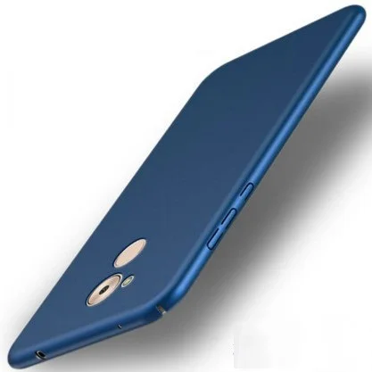 Для huawei Nova Smart/Honor 6C DIG-L01 DIG-L21 DIG-L21HN 5," чехол Роскошный Матовый Жесткий пластик тонкий чехол s ПК полная крышка для телефона - Цвет: Blue