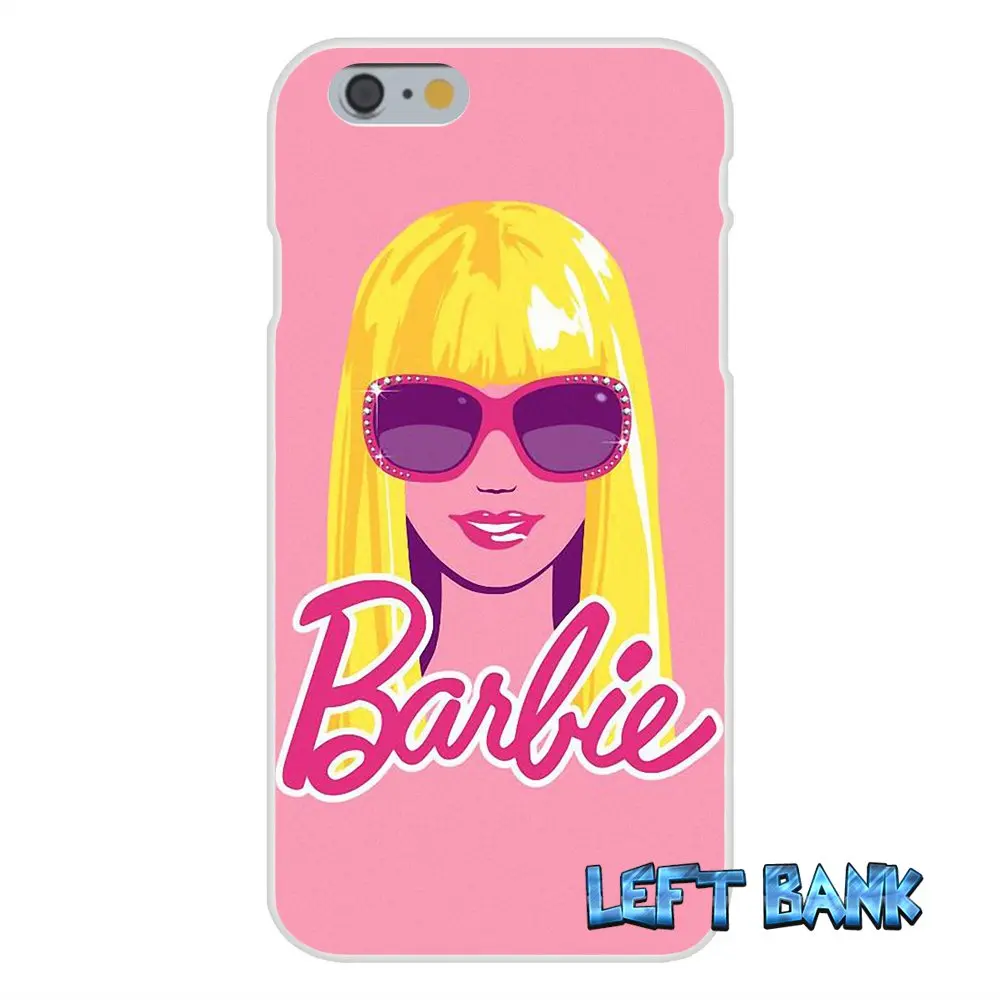 Kawaii Pink Barbie Art Wallpaper Soft Silicone Cell Phone Case Cover