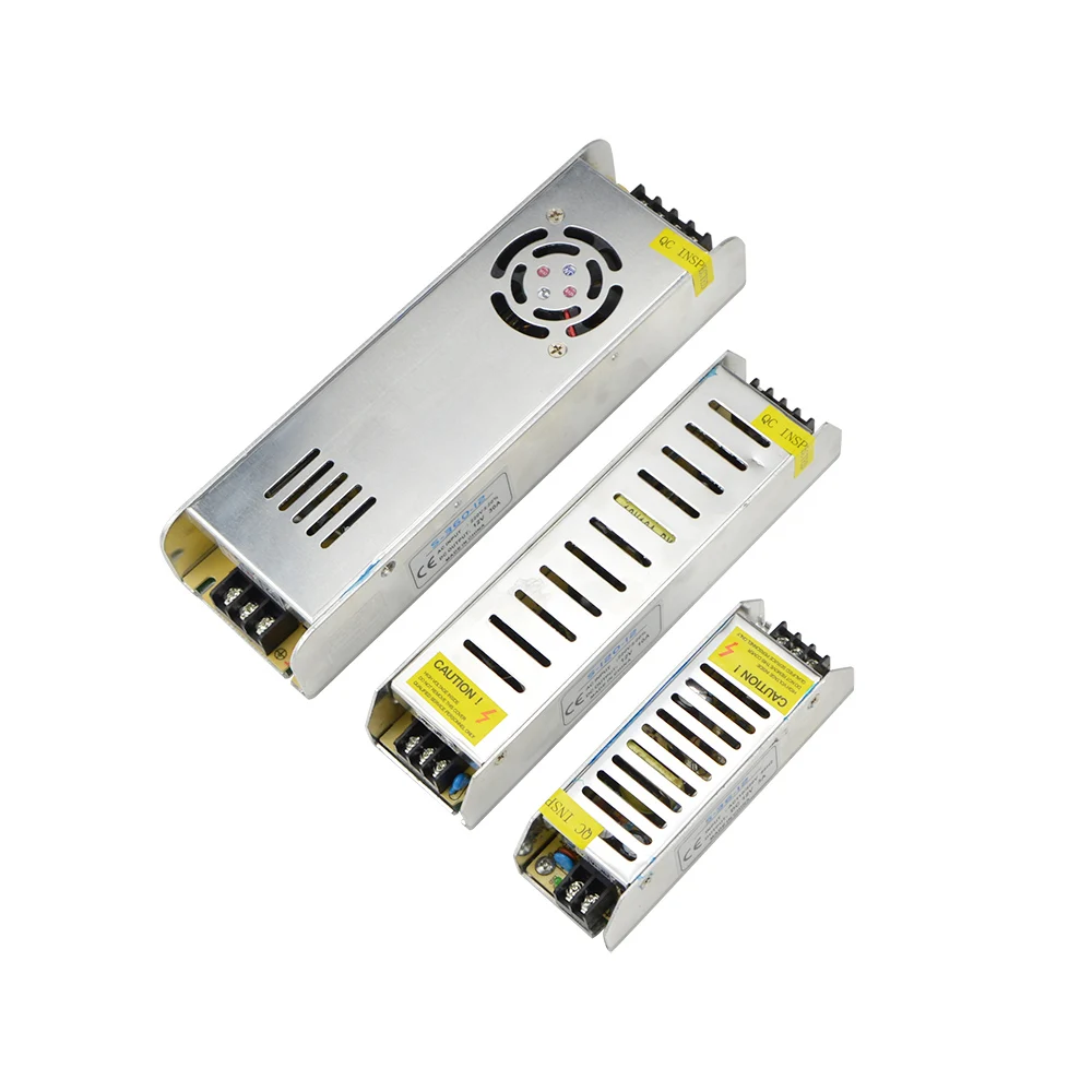 

AC 220 to DC 12V LED Adapter Lighting Transformers LED Driver Power Supply 3A 5A 3A 5A 8A 10A 12A 15A 16A 20A 30A for led strip