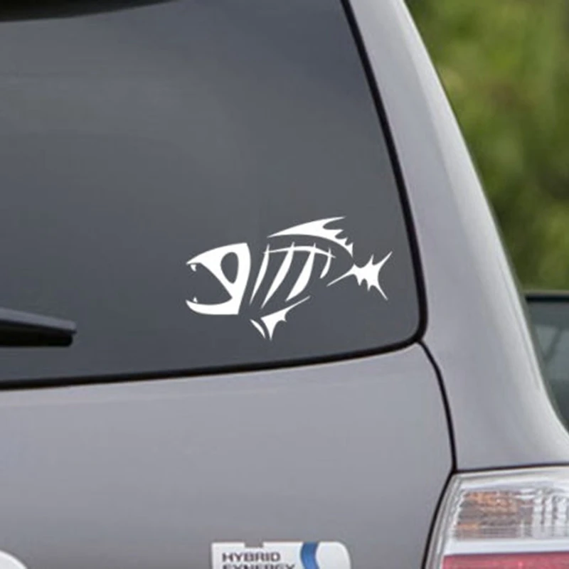 sticker decal car laptop macbook kitchen room shark porthole kid funny fish door