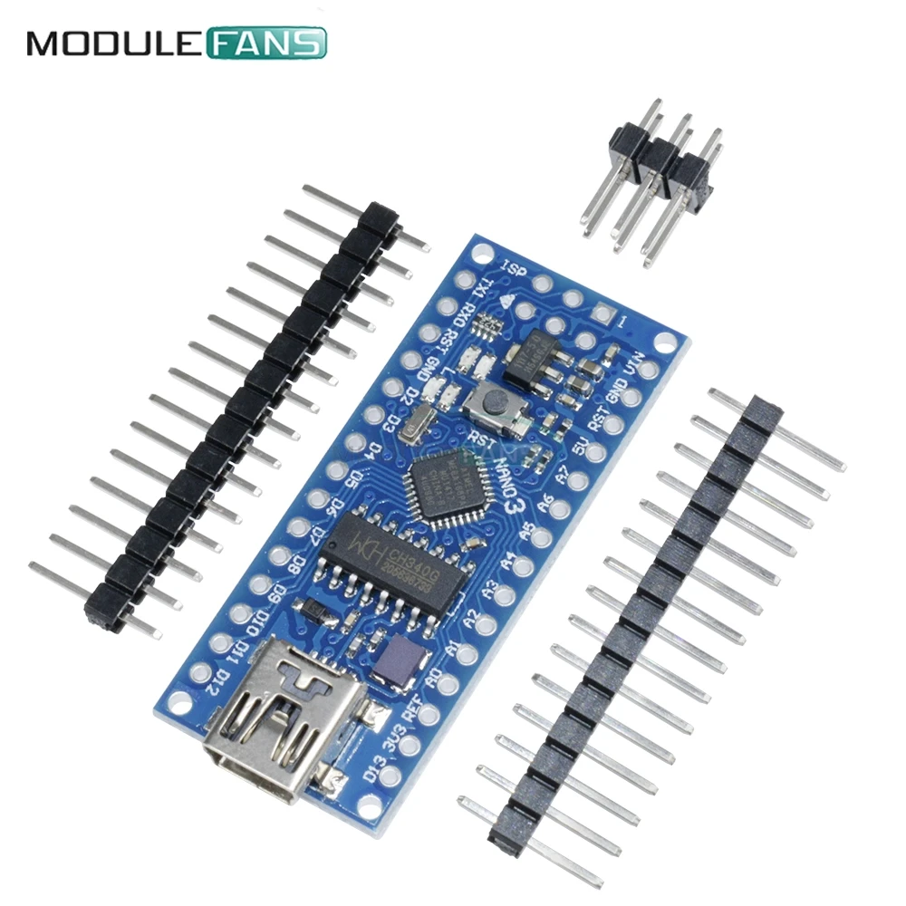 Микроконтроллер Nano V3.0 ATmega168 CH340G CH340 интерфейсная плата Mini USB UART модуль