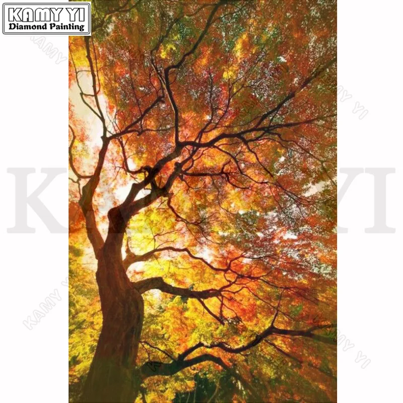 

Diamond Embroidery Painting 3D Full Drill Diamond Mosaic Cross Stitch "Tree Scenery" Full Pasted Painting DIY Crafts Decor Gifts