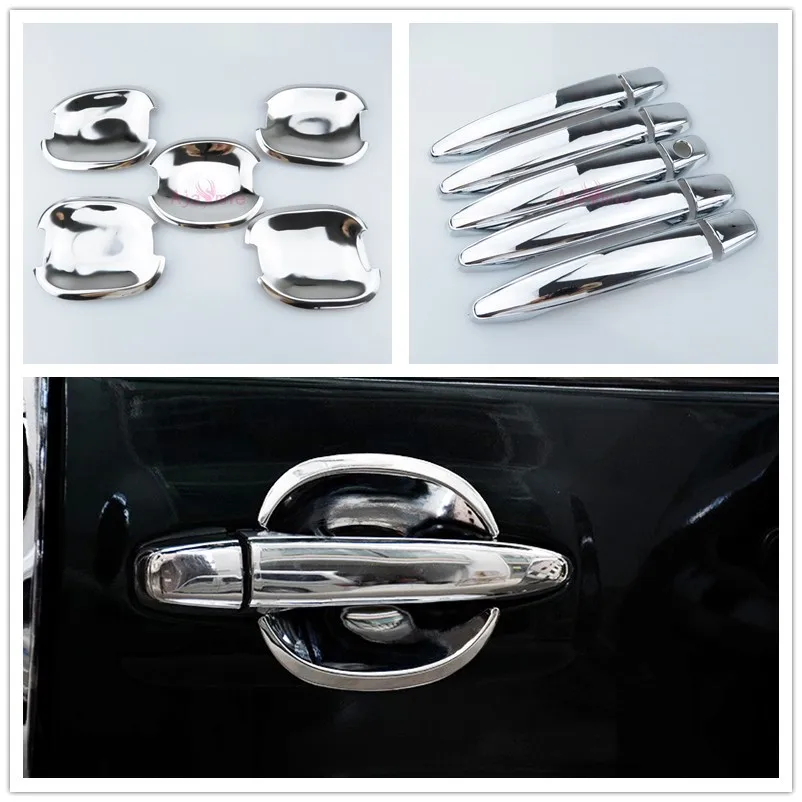 For Toyota Land Cruiser Prado FJ120 2003-2009 Steel Door Handle Bowl Cover Trim