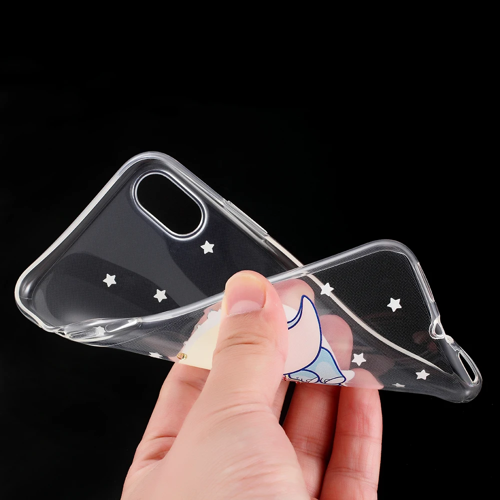 KINGXBAR для iPhone X чехол мультфильм милый Единорог кристаллами от Swarovski мягкий горный