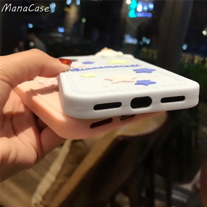 Симпатичный чехол в японском стиле с 3D коричной мелодией для iPhone 11 Pro Max X XS MAX XR 6 6s 7