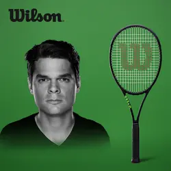 Оригинальный Wilson новый черный воин серии мужской и женский Professional теннисные ракетки углерода волокно WRT74061U