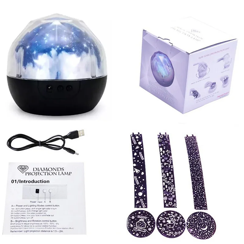 LED Star Master Night Lights Starry Sky Magic Planet Projector Lamp Cosmos Universe Luminaria Baby Nursery Holiday Birthday Gift (7)
