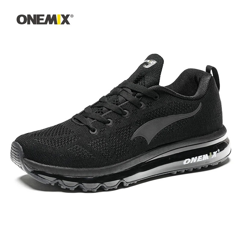 Ceny ONEMIX męskie buty do biegania dla kobiet ładne Zapatillas buty sportowe czarne sportowe poduszki powietrzne Outdoor Jogging buty do chodzenia