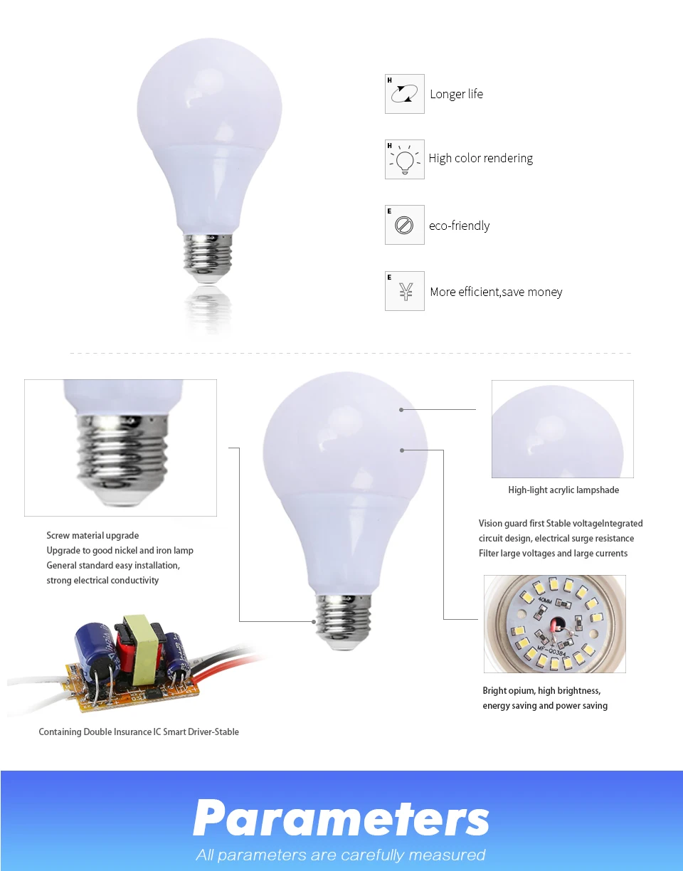 Светодиодный E14 светодиодный светильник E27 светодиодный лампы AC 110 V 220 V 230 V 240 V 3 W 5 W 7 W 9 W 12 W 15 W 18 W Светодиодный точечный светильник Настольный