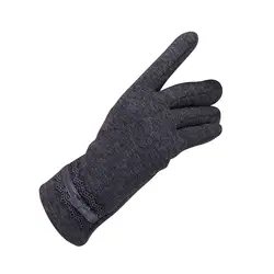Женские перчатки Модные женские зимние уличные спортивные теплые перчатки женские не осенние бархатные теплые перчатки для экрана Mitones Mujer