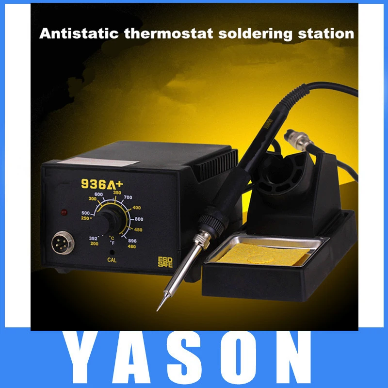 

936 soldering station antistatic thermostat soldering station with internal temperature soldering iron can suit to import hair h