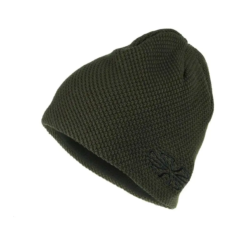 Зимняя Лыжная шапка, Мужская теплая вязаная шапка, мужские женские шапки с черепом, снежная шапка - Цвет: Army green
