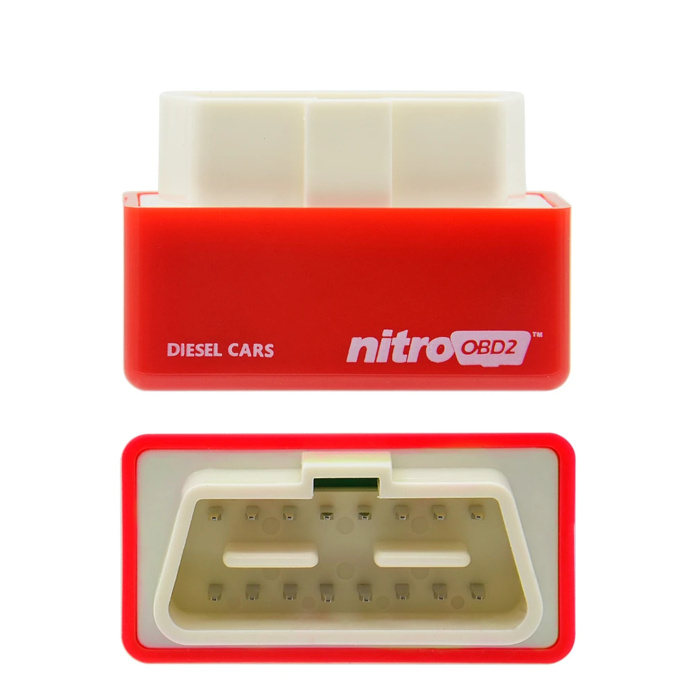 Супер эко NitroOBD2 для Автомобили, работающие на бензине чип тюнинг коробка больше мощности крутящий момент Nitro OBD вилка и привод Nitro OBD2 Автомобили дизель
