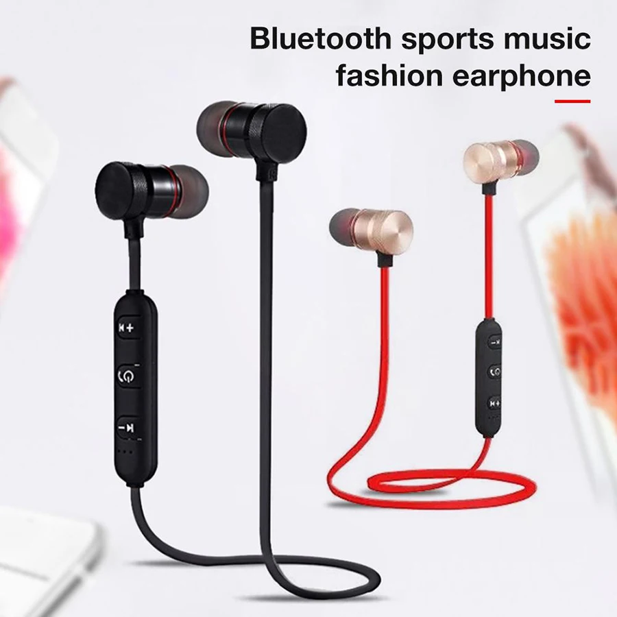 Magnetic music bluetooth earphone Y10 sport running wireless bluetooth headset with Mic For iPhone 8 X 7 Xiaomi 0010