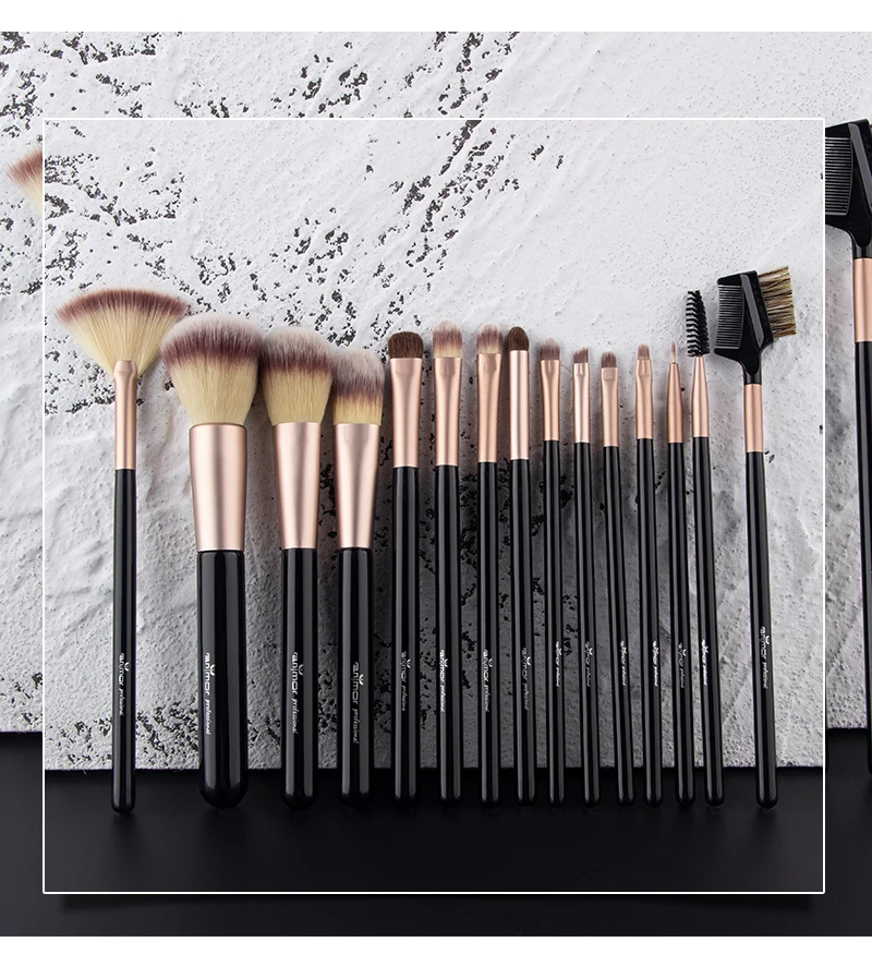 wood handle brushes (8)