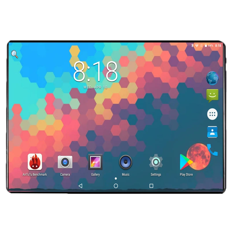 10 Inch tablet Octa Core 4GB RAM 64GB ROM 3G 4G FDD LTE Phone Call Android 8.0 Tablet GPS WIFI 1280X800 Support Youtube Google