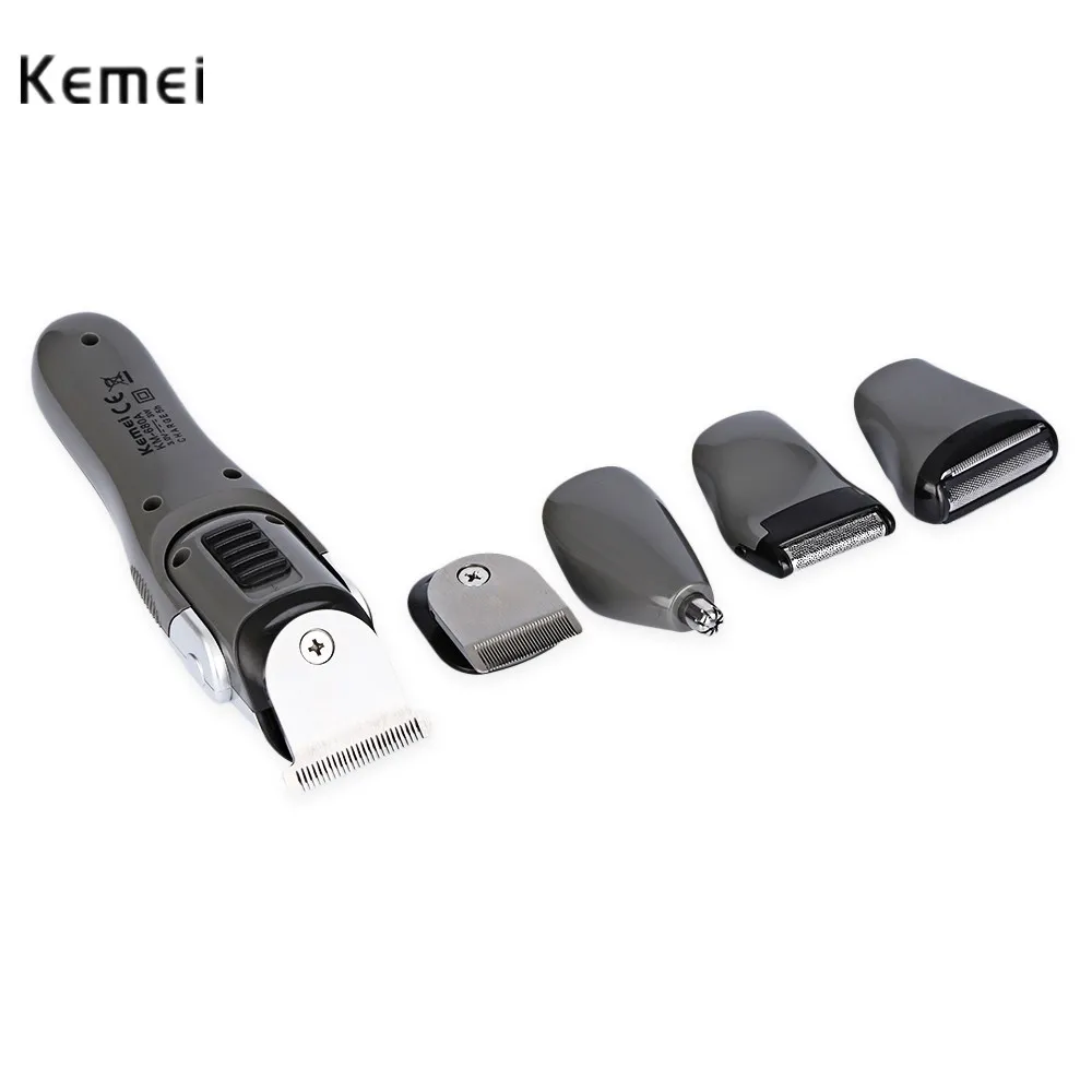 Kemei км 680A ЕС Plug Многофункциональный Перезаряжаемые электробритва бритва