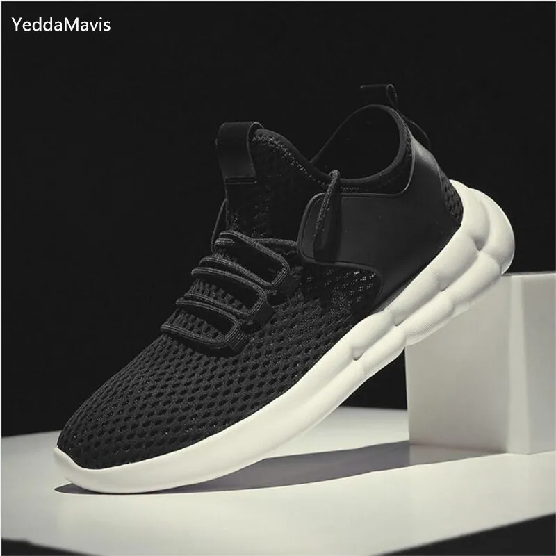 

2018Men's Shoes BreathaBle New Running Shoes Net Shoes Men's Casual Version Of The Trend Of increasing Small White Shoes Sports