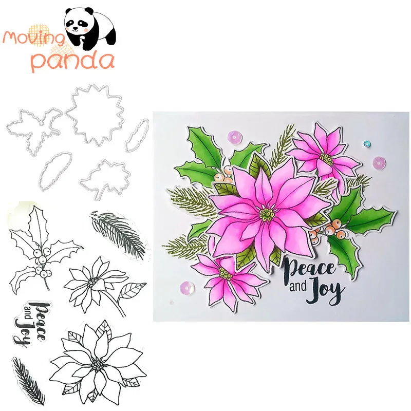 

LOVE FLOWER Metal Cutting Dies Stamp Stencil for DIY Scrapbooking Photo Album Embossing Decorative Craft Die