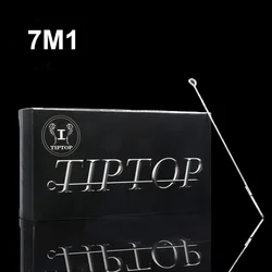 50PCS TIPTOP Premium Tattoo Needles 7M1 Disposable Sterilze 7 Single Magnum Tattoo Needles Free Shipping