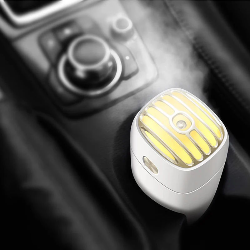 

260ML Ultrasonic Air Humidifier Luxury retro design USB Aroma Diffuser Car Office Air Purifier With Romantic Light fogger