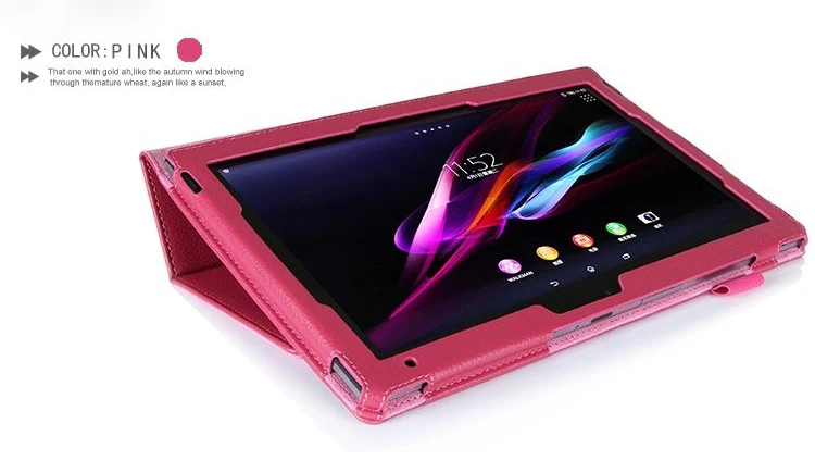 Флип-чехол из искусственной кожи для планшета sony Xperia Tablet Z Z1 10," SGP311 SGP312 SGP321 защитные кейсы-оболочки