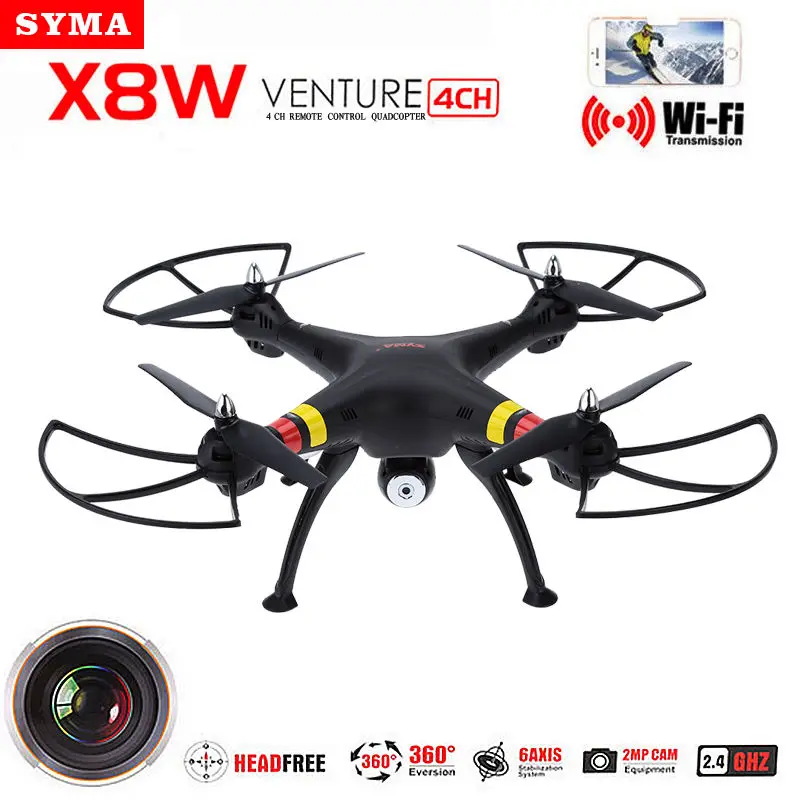 

SYMA X8W 2.4Ghz 6-Axis Gyro RC Quadcopter Drone UAV With Camera And Transmitter VS X8G X8C X8HW X8HG
