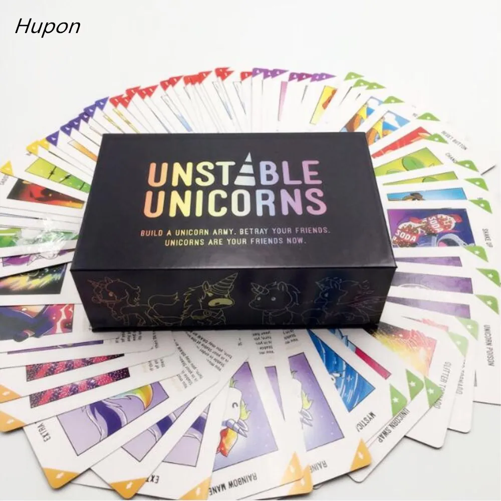 Unstable Unicorns Game Cards Fun Unicorn Party Game for Children Adult ...