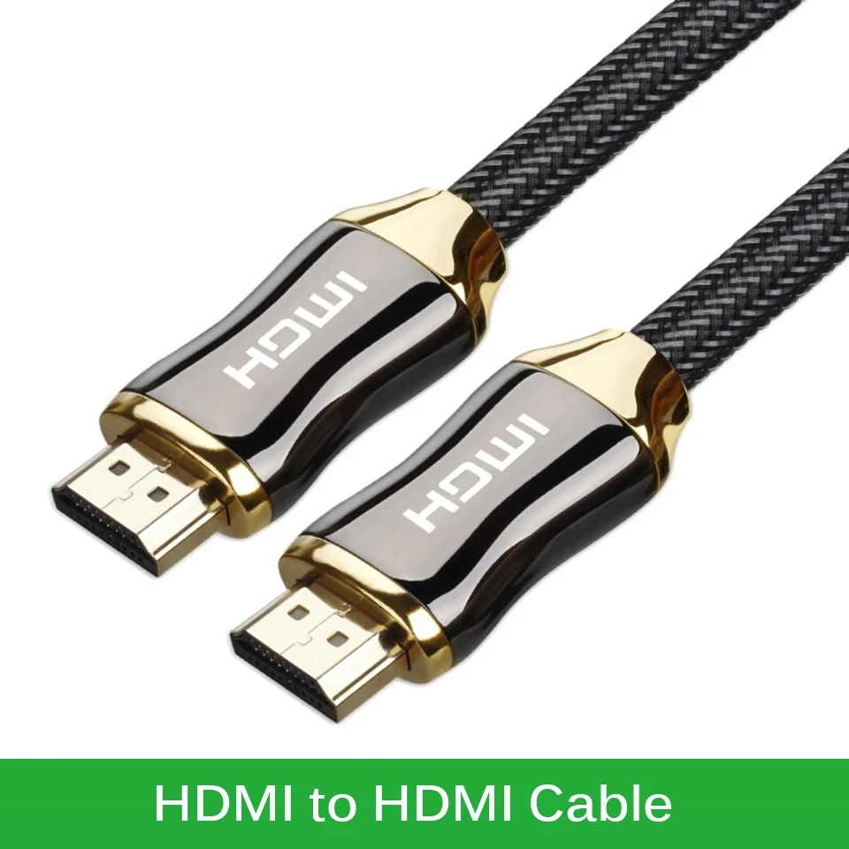 New 2.0 HDMI Cable Gold Plated HDMI to HDMI Cable 4K 1080P 1.5m 3m For HDTV PC Projector PS3 on