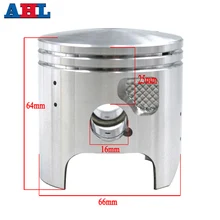 Kit d'anneaux de Piston pour moto Kawasaki KDX200, 66mm, 66.25mm, 66.5mm, 67mm, KDX 200, 1989, 1990, 1991, 1992, 1993, 1994, 1995, 2001, 2006