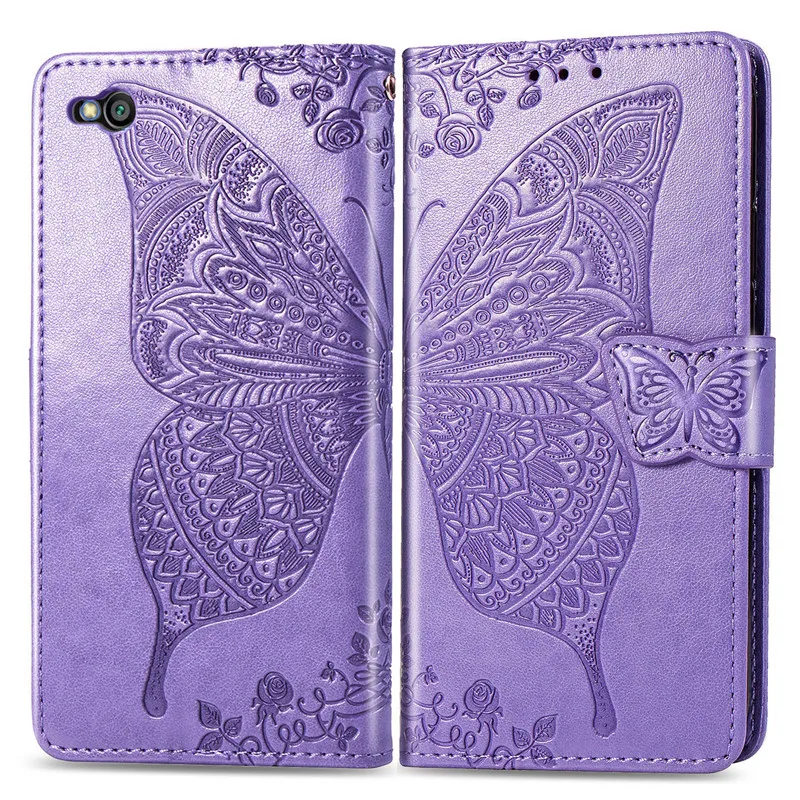 xiaomi leather case design 3D Butterfly Wallet Flip Case For Xiaomi Redmi 8 7A 6A 5 Plus 4A 4X Note 8 8T 5A 4 5 7 6 Pro Go Mi A1 5X A2 8 Lite 7A 8A Cover xiaomi leather case handle Cases For Xiaomi