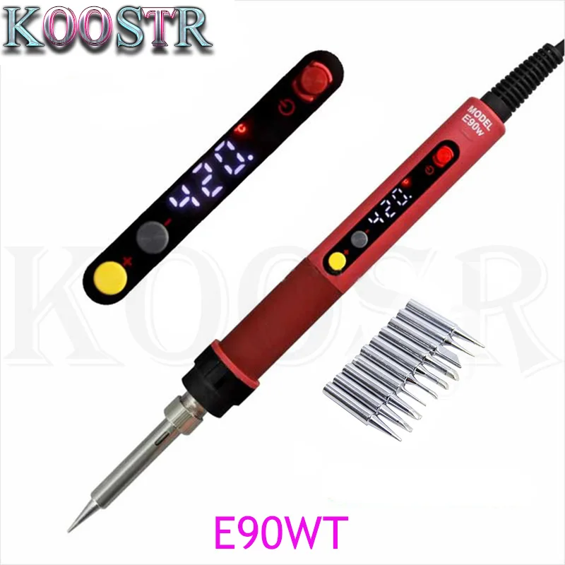 

CXG E90W Professional Soldering Iron LCD Digital Adjustable NC Thermostat Electric Soldering Iron Constant Welding Repair Tools