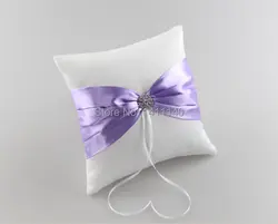 20*20 см Royal сине-белые фиолетовый лук свадебные принадлежности кольцо Подушки детские три цвета на выбор, бесплатная доставка