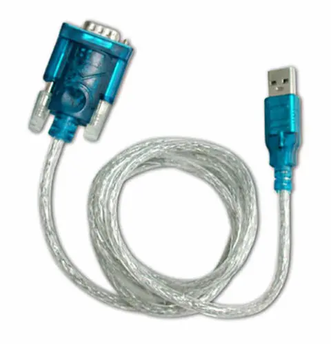 

USB to RS232 DB9 Male Adapter 9-pin Serial Cable Supports Windows 7/8/10