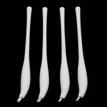 30 шт. стерилизованное одноразовые Microblading руководство ручка микроклетку с 9F/12F/16U/14U18U Cruved иглы бровей постоянный макияж