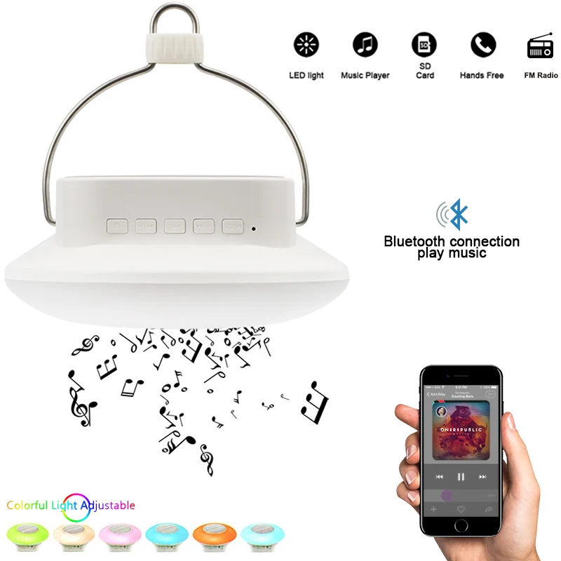 bedside lamp table lamp led speaker bluetooth led