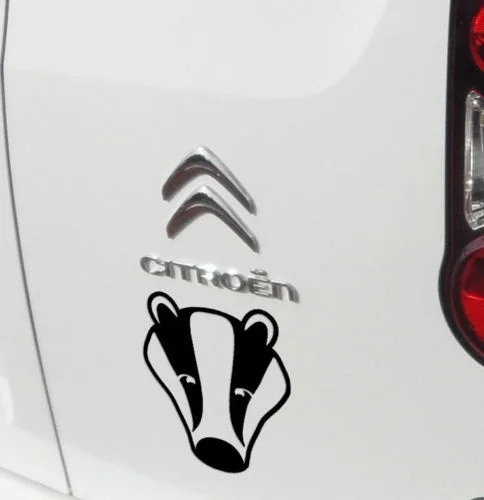 

For Magical Badger Gloss Vinyl Car Sticker Decal, Unique Design for White Cars Car Styling