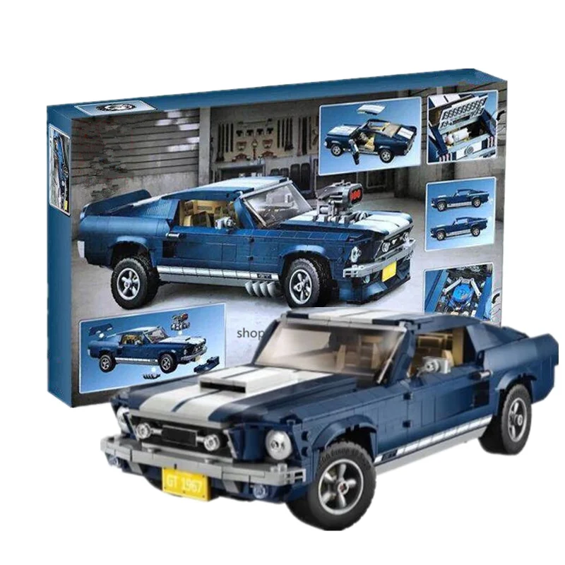Описание GT500 1967 Creator Expert Fordeds Mustang подходит legoedis Technic 10265 конструкторных блоков