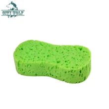 

car wash honeycomb sponge high density vacuum compressed sponge car cleaning accessory city wolf