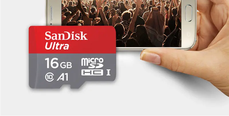 Двойной Флеш-накопитель SanDisk карты памяти Micro SD карта 16 Гб cartao de memoria Microsd Class10 ультра A1 MicroSDHC UHS-I карты 98 МБ/с. TF sd-карта на 16 Гб