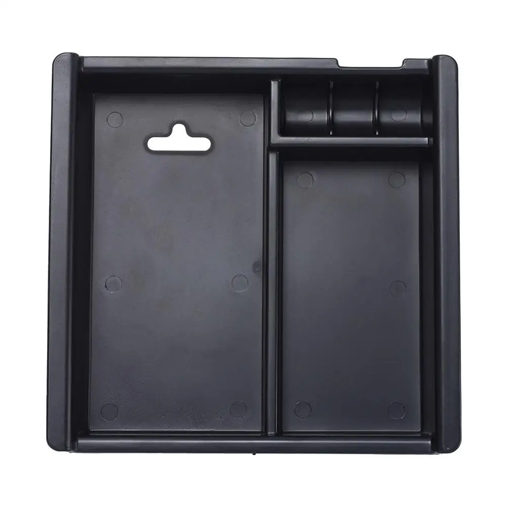 

Auto Accessories StorageBox Center Console Organizer ABS Black Materials Tray Armrest Box Interior