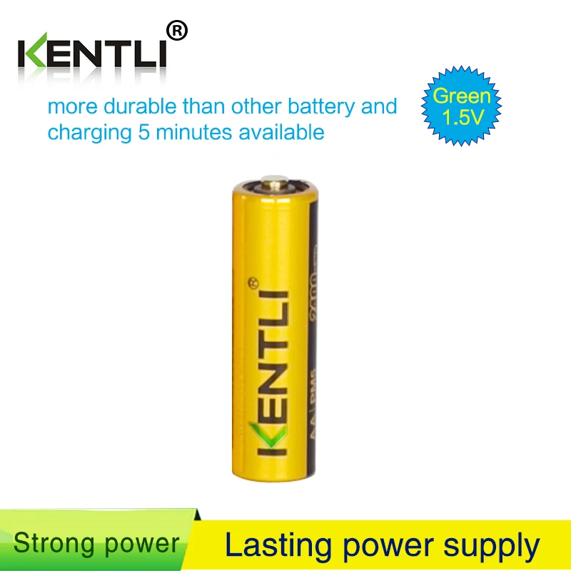 KENTLI 1 шт. хороший пакет AA 2400mWh 5 В Полимерные литий ионные аккумуляторные батареи